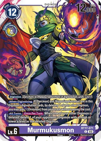 Murmukusmon (17071) [BT17] - Digimon Card Game Single
