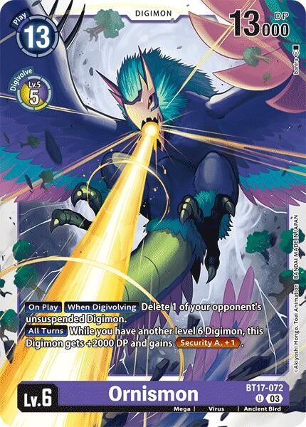 Ornismon (17072) [BT17] - Digimon Card Game Single