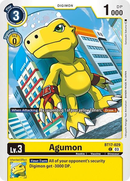 Agumon - BT17-029 (17029) [BT17] - Digimon Card Game Single