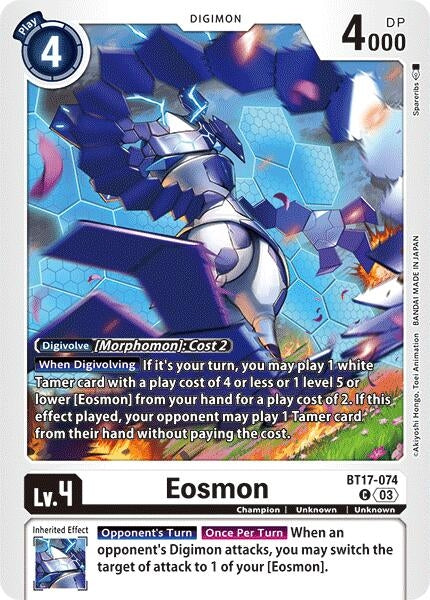 Eosmon - BT17-074 (17074) [BT17] - Digimon Card Game Single