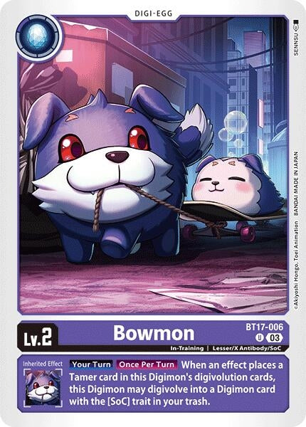 Bowmon (17006) [BT17] - Digimon Card Game Single