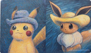 Pokemon TCG: Pokémon Center × Van Gogh Museum: Pikachu & Eevee Inspired by Vincent’s Self-Portraits Playmat - Playmats