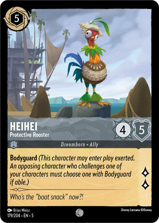 HeiHei - Protective Rooster (179) (5) - Disney Lorcana Single