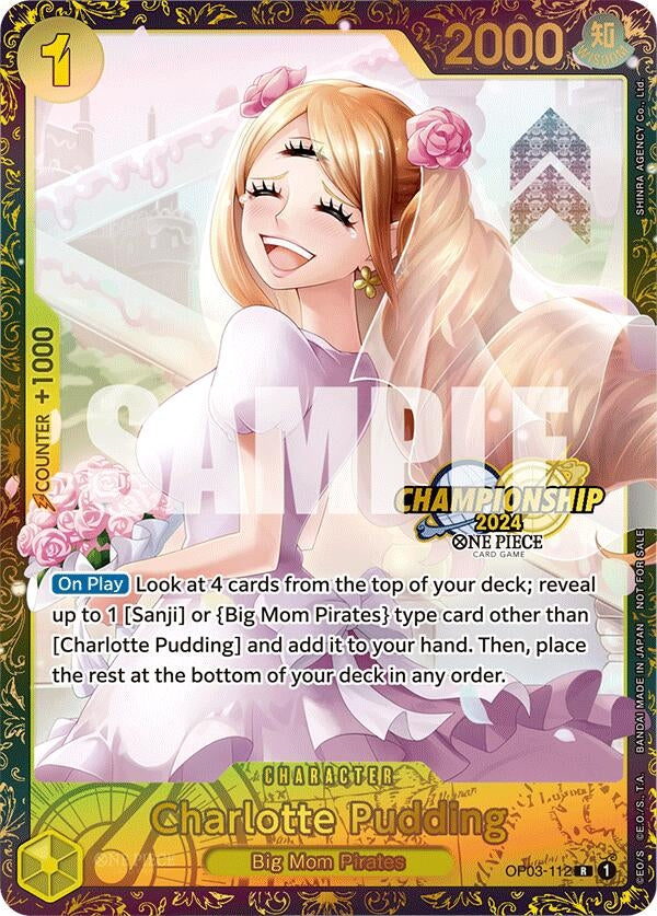 Charlotte Pudding (Championship 2024) (3112) (OP-PR) - One Piece Card Game Single