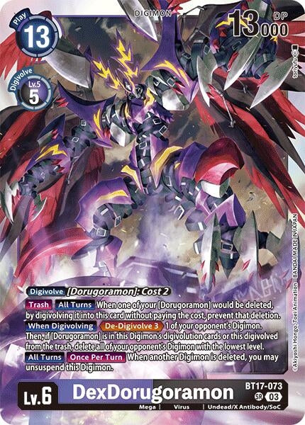 DexDorugoramon (17073) [BT17] - Digimon Card Game Single