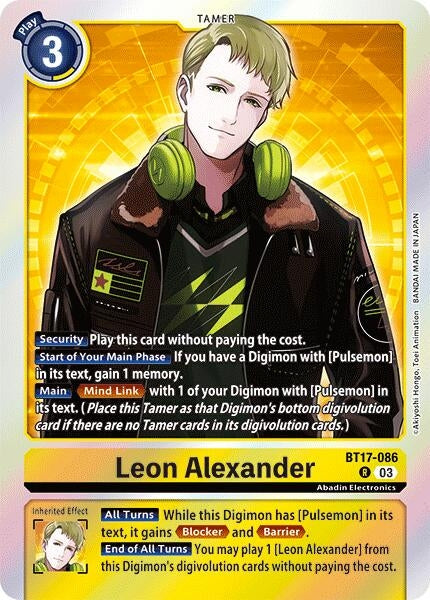 Leon Alexander (17086) [BT17] - Digimon Card Game Single