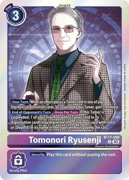 Tomonori Ryusenji (17090) [BT17] - Digimon Card Game Single