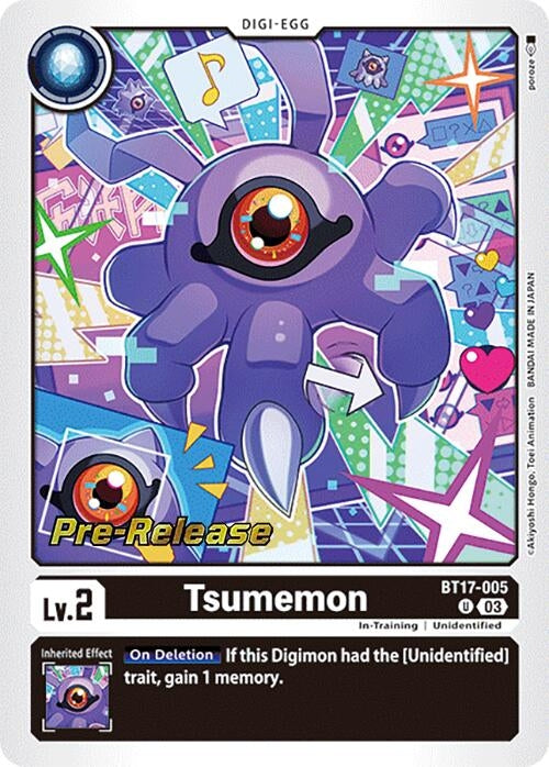 Tsumemon (17005) [BT17_PR] - Digimon Card Game Single