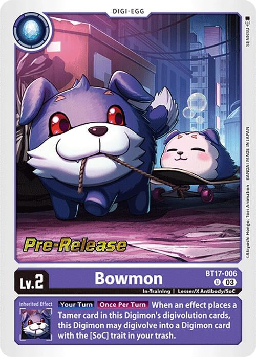 Bowmon (17006) [BT17_PR] - Digimon Card Game Single