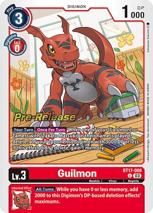 Guilmon (17008) [BT17_PR] - Digimon Card Game Single