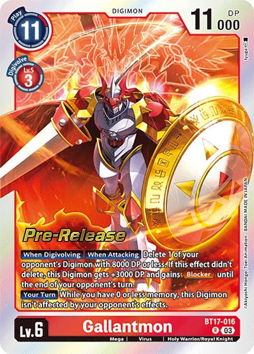 Gallantmon (17016) [BT17_PR] - Digimon Card Game Single