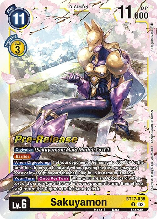 Sakuyamon (17038) [BT17_PR] - Digimon Card Game Single