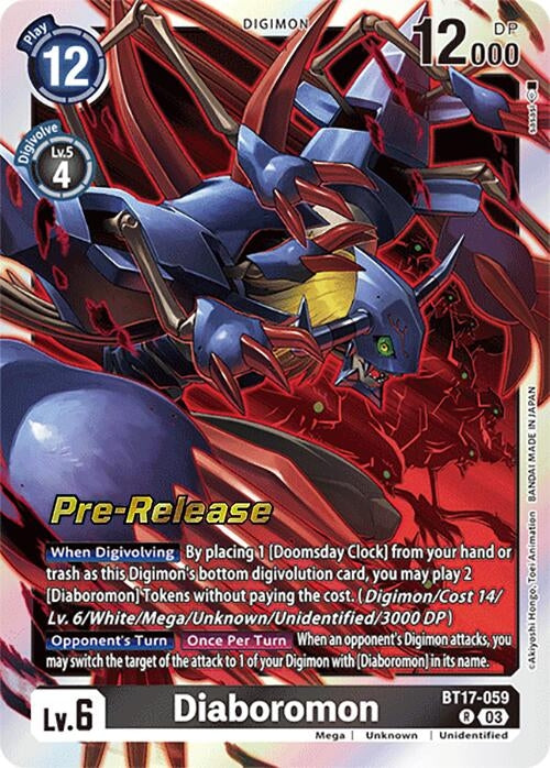 Diaboromon (17059) [BT17_PR] - Digimon Card Game Single