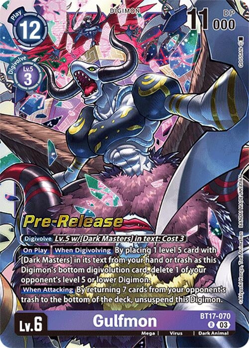Gulfmon (17070) [BT17_PR] - Digimon Card Game Single