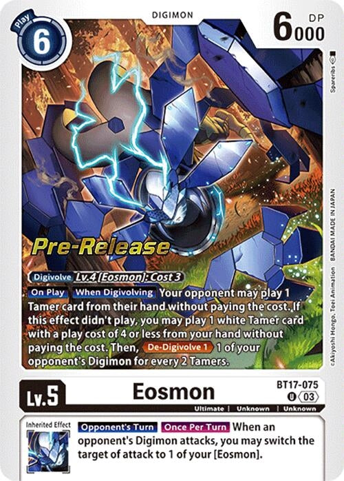 Eosmon - BT17-075 (17075) [BT17_PR] - Digimon Card Game Single
