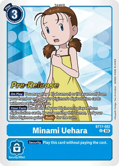 Minami Uehara (17082) [BT17_PR] - Digimon Card Game Single