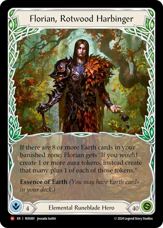 Florian Rotwood Harbringer (1) [ROS] - Flesh and Blood TCG Single