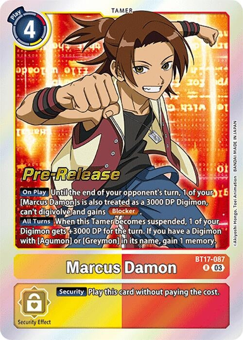 Marcus Damon (17087) [BT17_PR] - Digimon Card Game Single