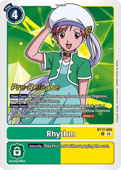 Rhythm (17089) [BT17_PR] - Digimon Card Game Single
