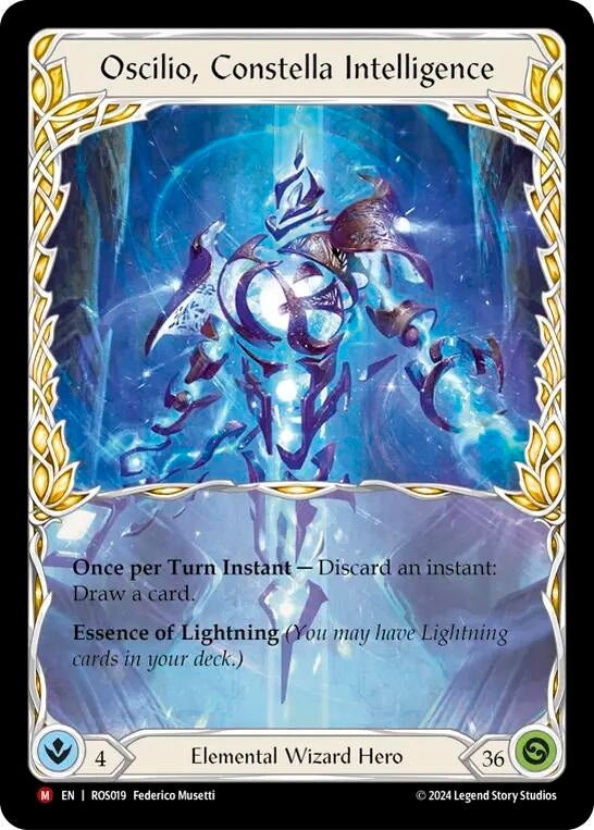 Oscilio Constella Intelligence (19) [ROS] - Flesh and Blood TCG Single