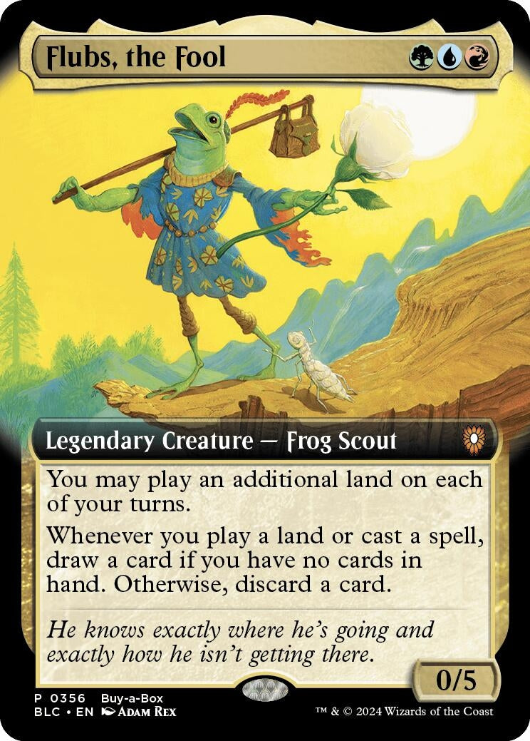 Flubs the Fool (Extended Art) (356) [BABP] - MTG Single