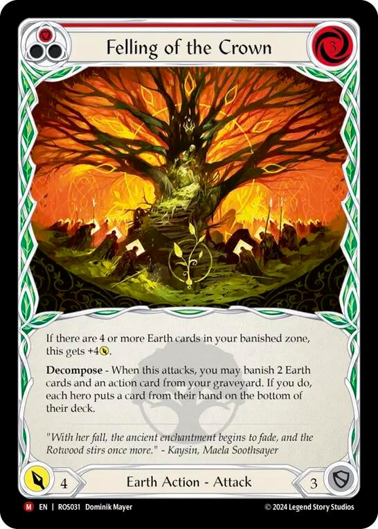 Felling of the Crown (31) [ROS] - Flesh and Blood TCG Single