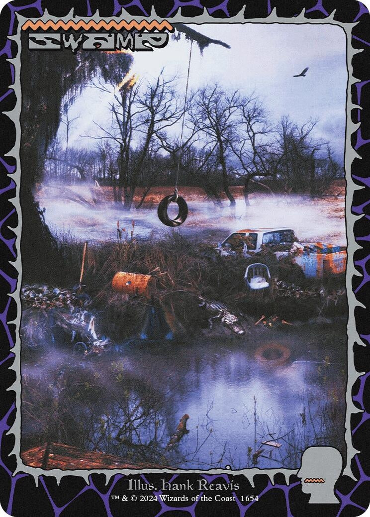 Swamp (1654) (1654) [SLD] - MTG Single