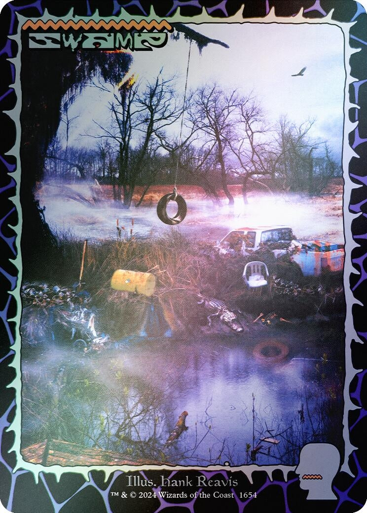 Swamp (1654) (Rainbow Foil) (1654) [SLD] - MTG Single