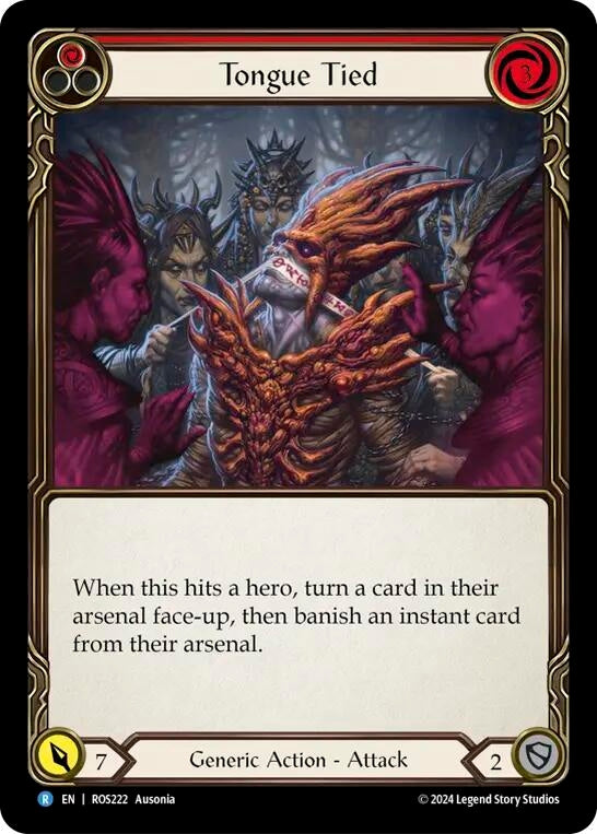 Tongue Tied (222) [ROS] - Flesh and Blood TCG Single