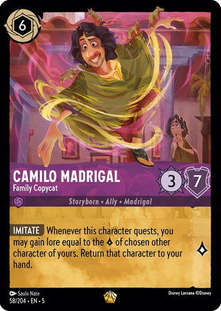 Camilo Madrigal - Family Copycat (58) (5) - Disney Lorcana Single