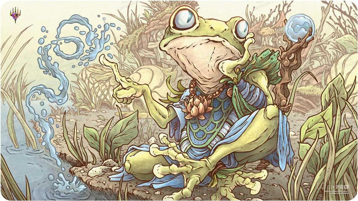 Bloomburrow Playmat for Magic: The Gathering - Helga Skittish Seer - Playmats Sealed