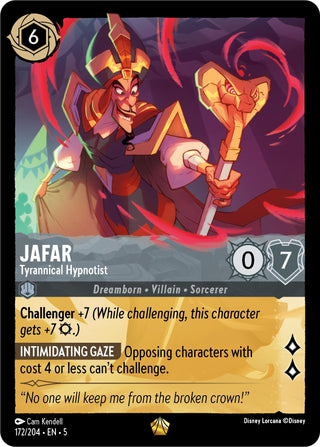 Jafar - Tyrannical Hypnotist (172) (5) - Disney Lorcana Single