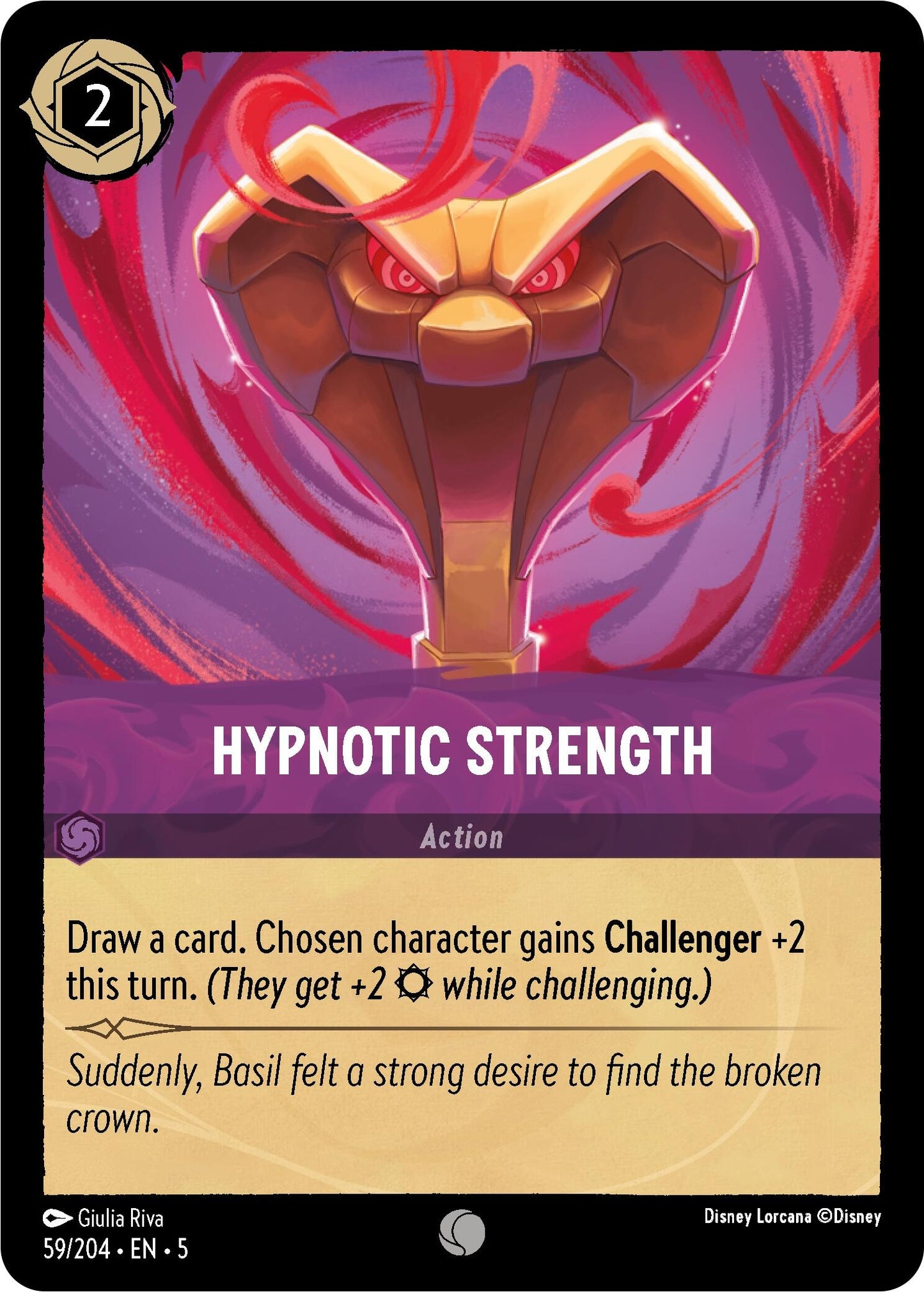 Hypnotic Strength (59) (5) - Disney Lorcana Single