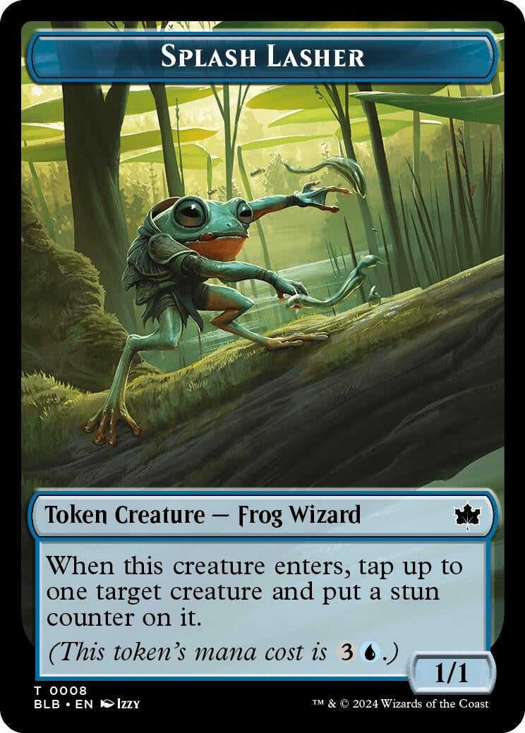 Splash Lasher Token (0) [BLB] - MTG Single
