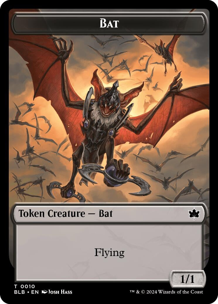 Bat Token (0) [BLB] - MTG Single