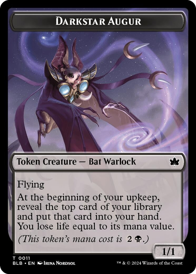 Darkstar Augur Token (0) [BLB] - MTG Single