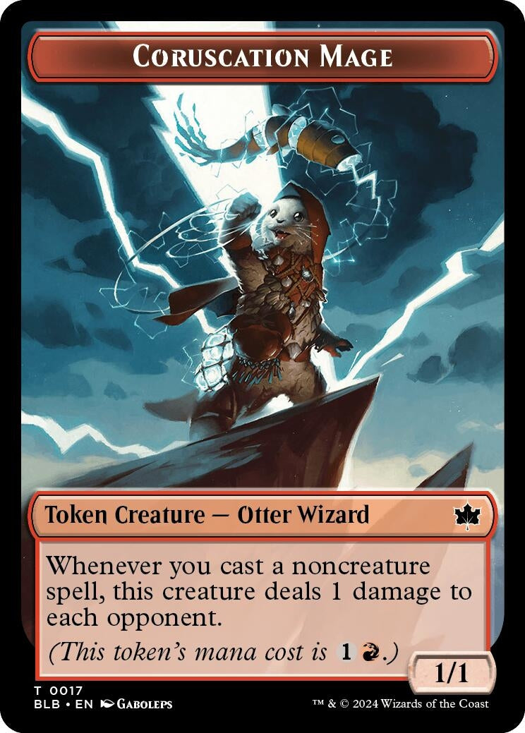 Coruscation Mage Token (0) [BLB] - MTG Single