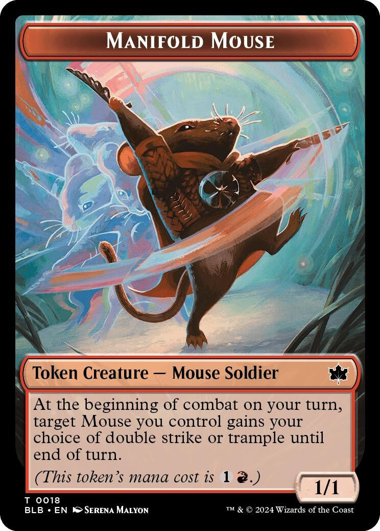 Manifold Mouse Token (0) [BLB] - MTG Single