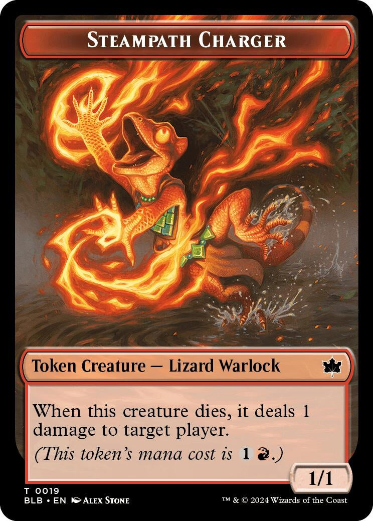 Steampath Charger Token (0) [BLB] - MTG Single