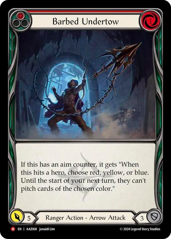 Barbed Undertow (8) [ADA] - Flesh and Blood TCG Single