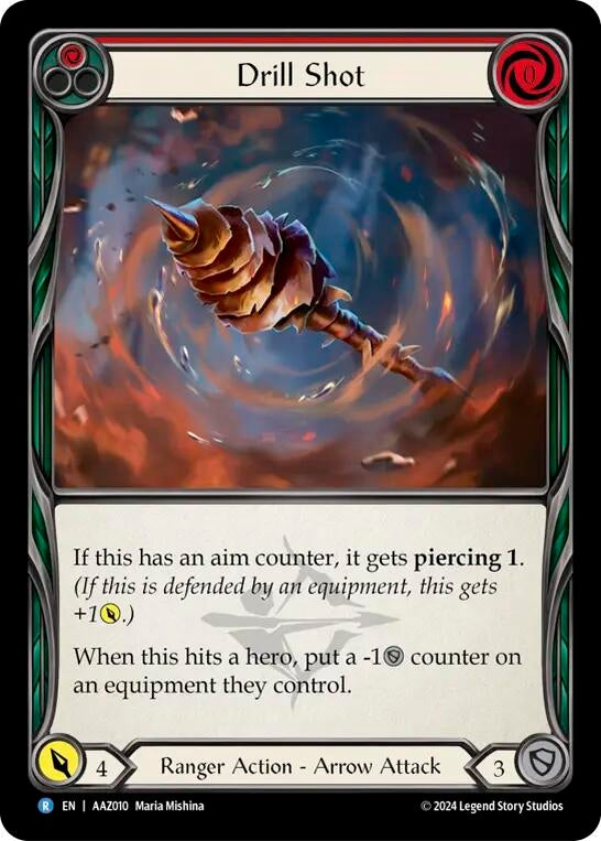 Drill Shot (Red) (10) [ADA] - Flesh and Blood TCG Single