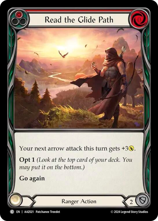 Read the Glide Path (Red) (21) [ADA] - Flesh and Blood TCG Single