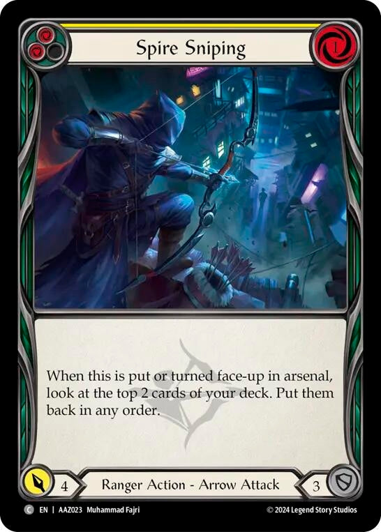 Spire Sniping (Yellow) (23) [ADA] - Flesh and Blood TCG Single