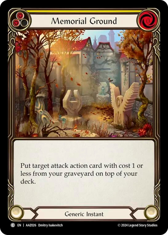 Memorial Ground (25) [ADA] - Flesh and Blood TCG Single