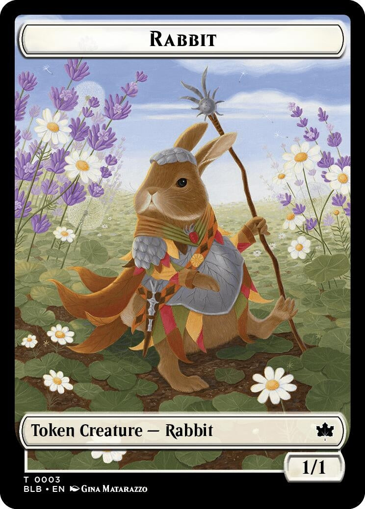 Rabbit // Rabbit Double-Sided Token (0) [BLB] - MTG Single