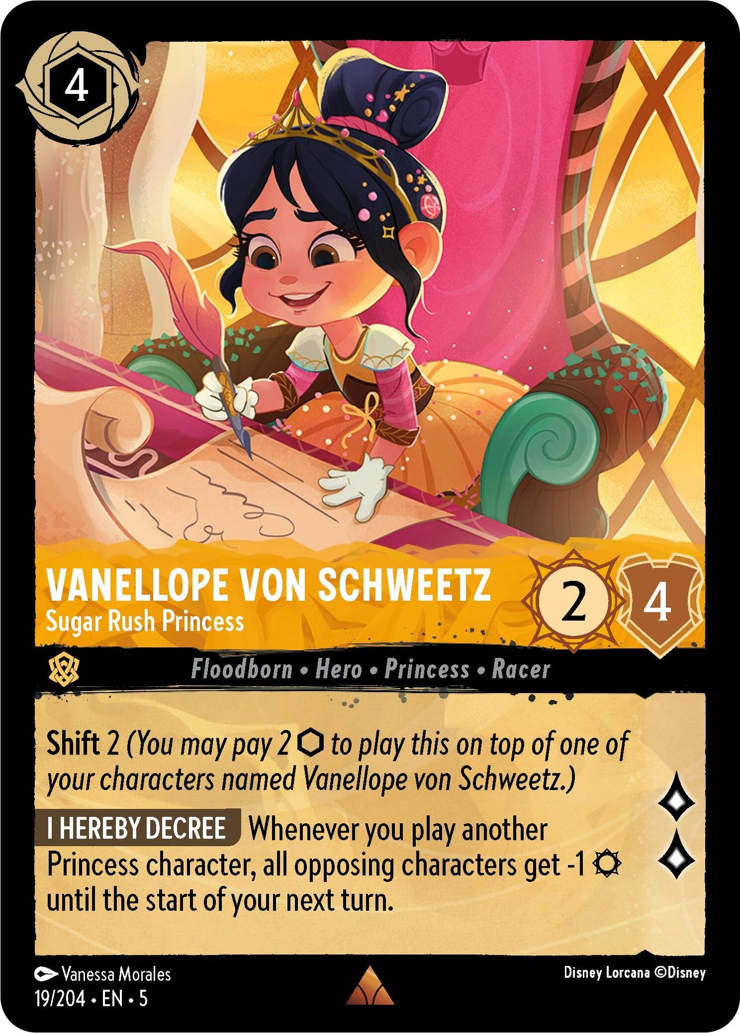 Vanellope von Schweetz - Sugar Rush Princess (19) (5) - Disney Lorcana Single