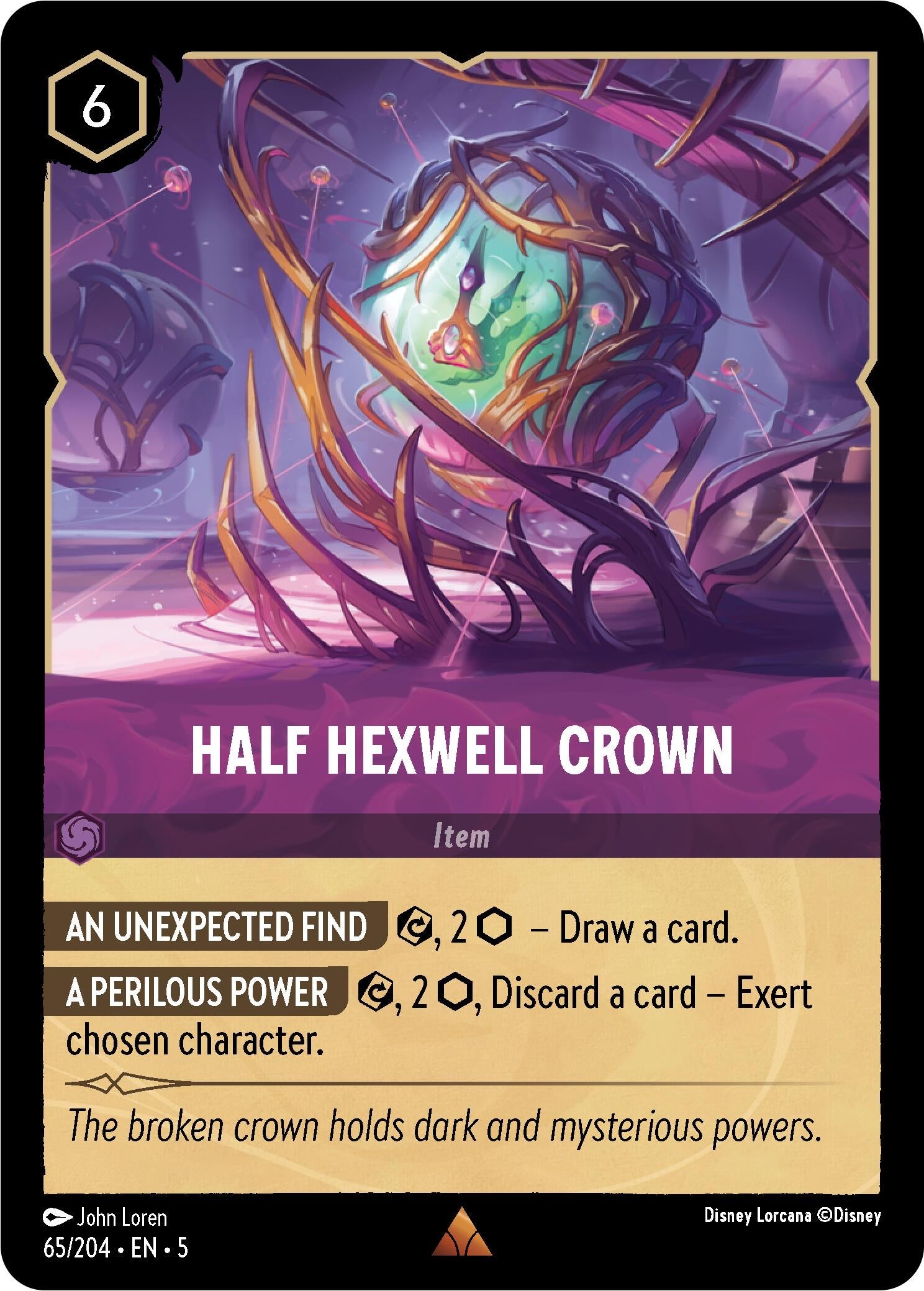 Half Hexwell Crown (65) (5) - Disney Lorcana Single