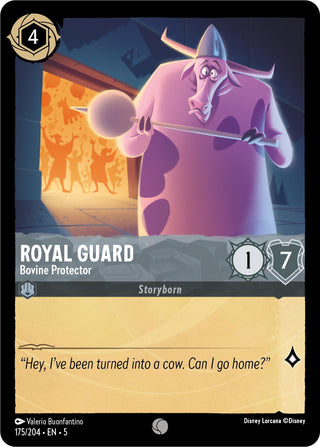 Royal Guard - Bovine Protector (175) (5) - Disney Lorcana Single