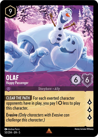 Olaf - Happy Passenger (50) (5) - Disney Lorcana Single