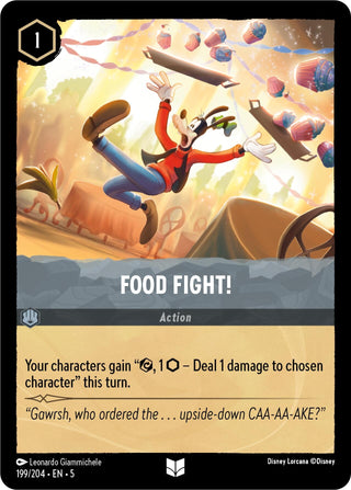 Food Fight! (199) (5) - Disney Lorcana Single